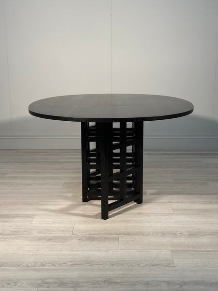 DS1 Dining Table Designed by Charles Rennie Mackintosh, Italy 1980’s