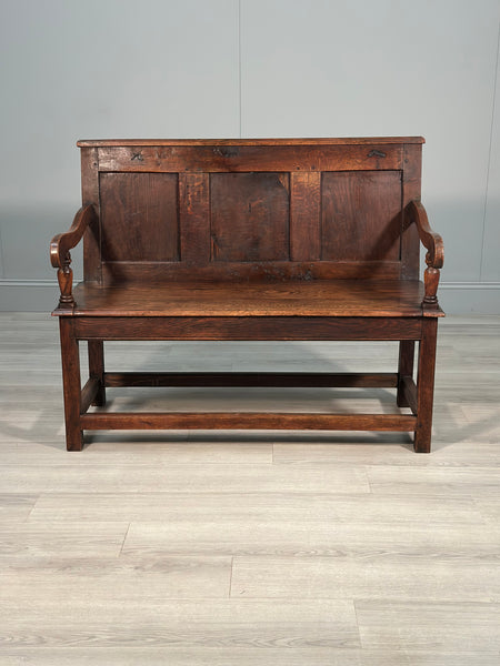 Antique Georgian Oak Settle
