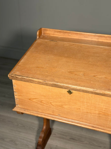 Victorian Pine School Desk