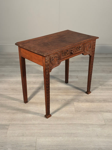 Carved Oak Greenman Table c1880