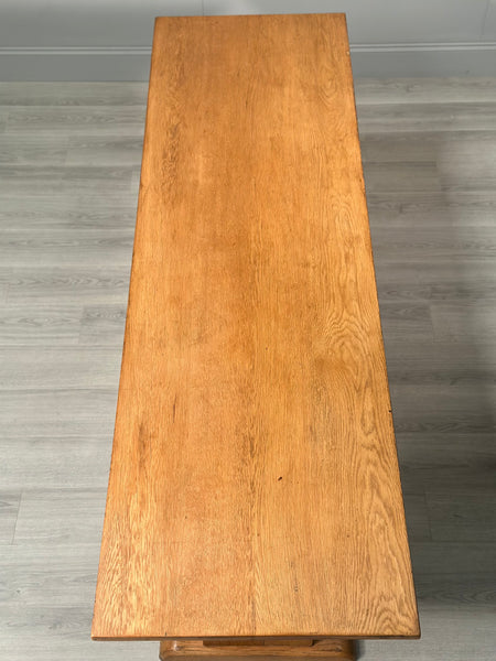 Large Antique Oak Refectory Table