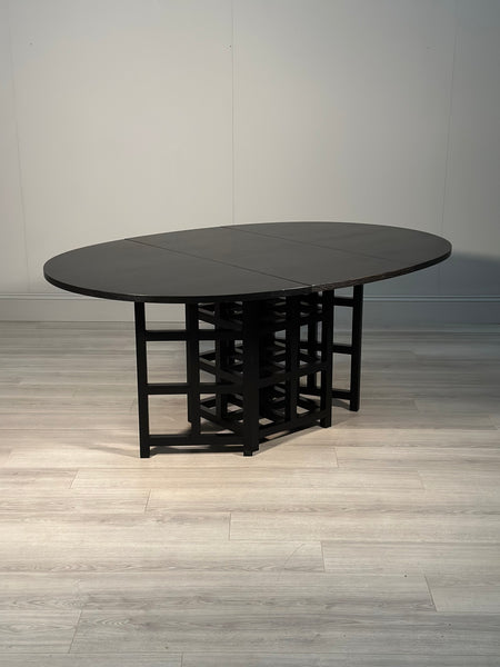 DS1 Dining Table Designed by Charles Rennie Mackintosh, Italy 1980’s