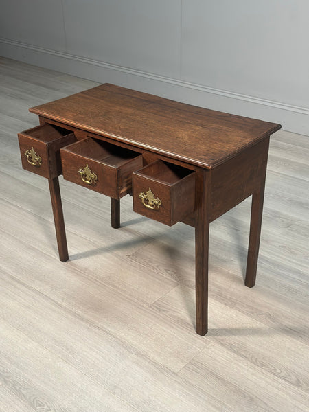 Georgian Oak lowboy C.1800