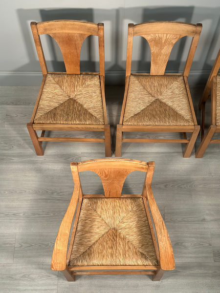 Terence Conran Dining Table & Set of 6 Chairs c1980