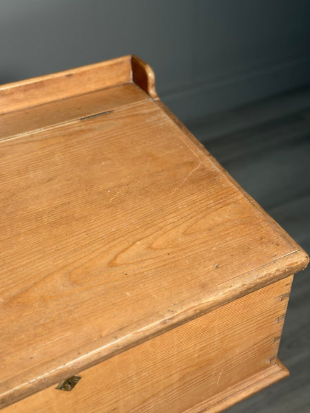 Victorian Pine School Desk