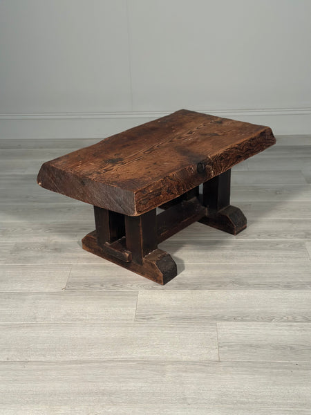 Chunky Natural Antique Coffee Table