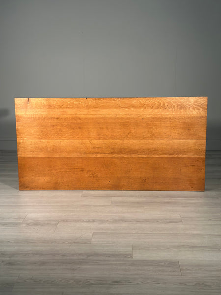 Antique Golden Oak Dining Table c1910