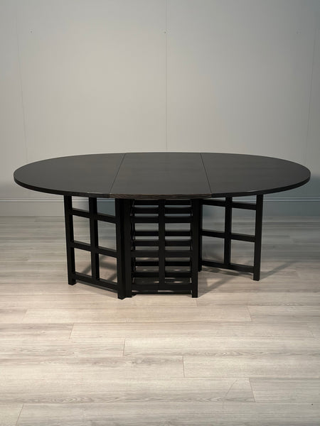 DS1 Dining Table Designed by Charles Rennie Mackintosh, Italy 1980’s