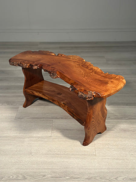 Burr Elm Natural Coffee Table
