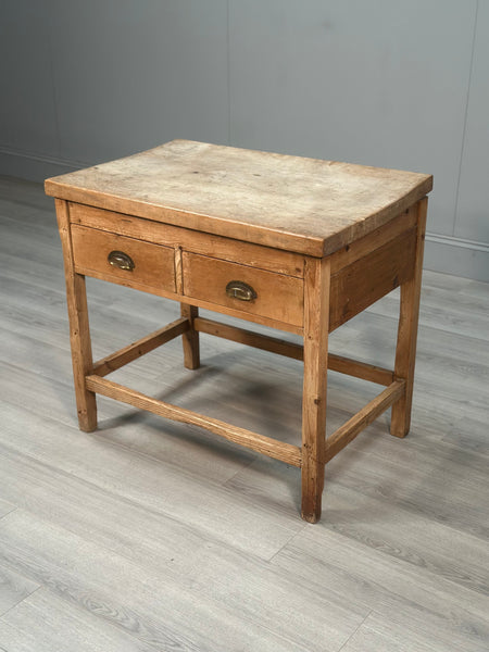 Antique Bakers Prep Table