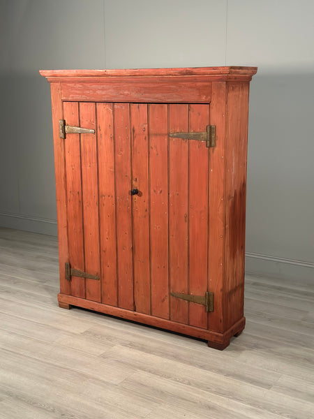 Large Victorian Pine Larder Cupboard