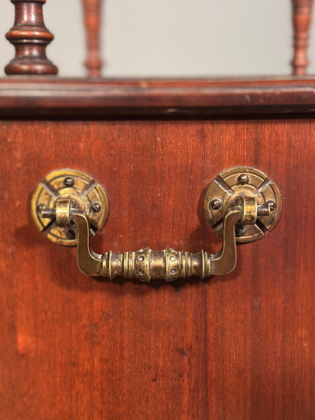 A Late Victorian Aesthetic Movement Mahogany Fireside Purdonium