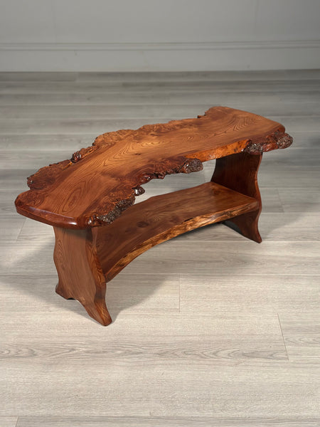 Burr Elm Natural Coffee Table
