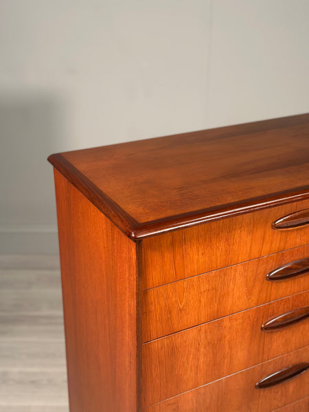 Mid 20th Century Teak Chest Of Drawers