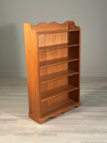 Arts And Crafts Pitch Pine Bookcase C.1900