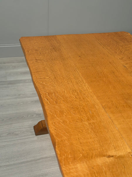 Oak Refectory Table - Yorkshire Critter Man