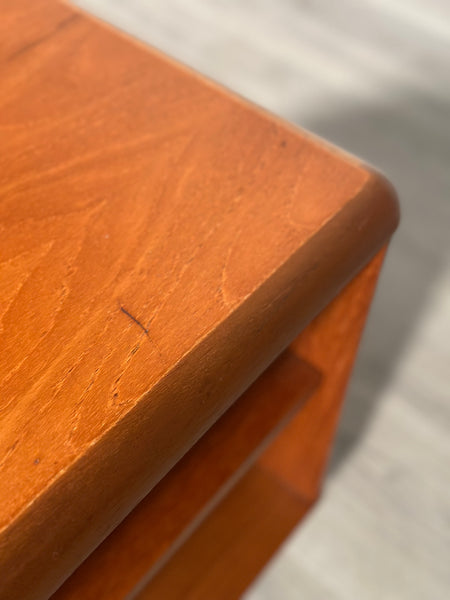 Large Double Sided Teak Coffee Table C.1980