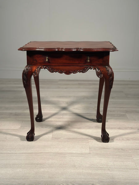 19th Century Irish Mahogany Side Table