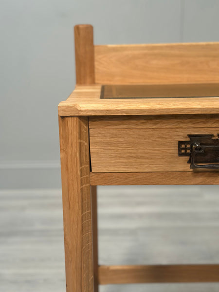 Arts & Crafts Style Oak Writing Desk