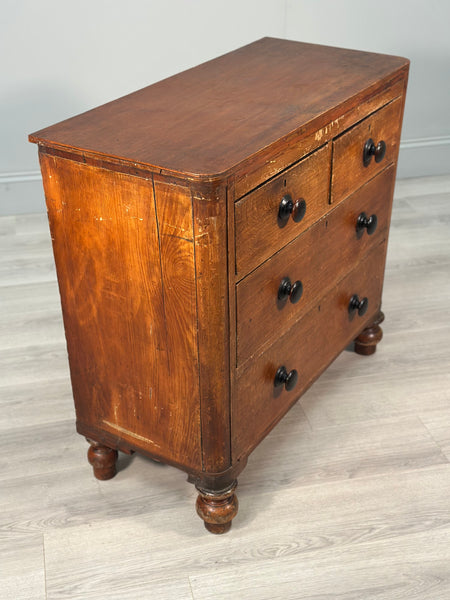Antique Chest Of Drawers In Scumble Paint