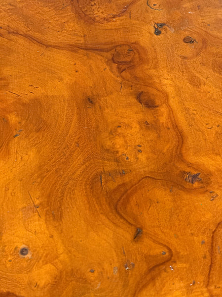 Small Burr Yew Wood Stool c.1880