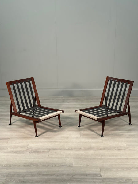 Pair of Mid Century Lounge Chairs