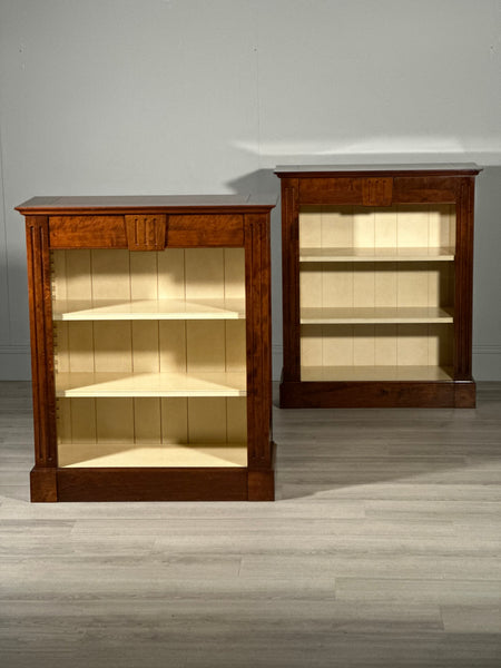 A Matching Pair Of Antique Style Mahogany Book Cases By Grange