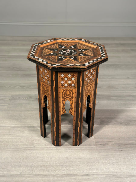 Antique Moorish Syrian Side Table