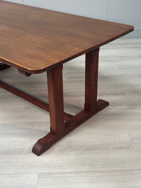 Arts & Crafts Oak Refectory Table