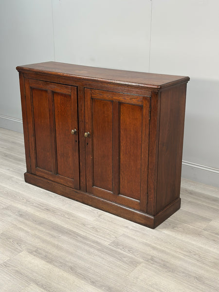 Antique Oak School Cupboard c.1900