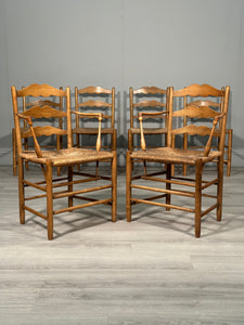 A Set of 6 Antique Pass Dining chairs By Neville Neal
