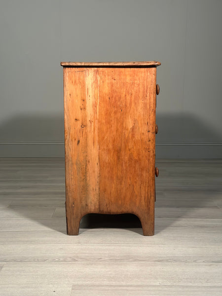 Early Victorian Pine Chest Of Drawers c.1850