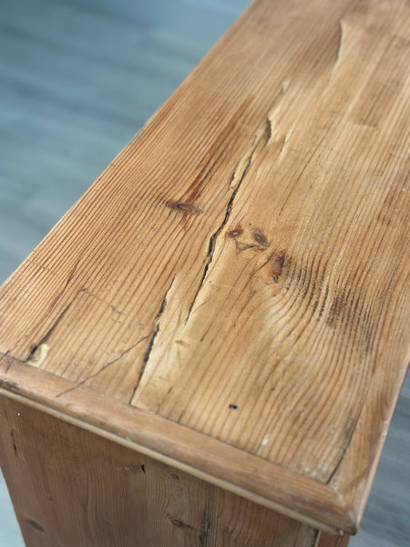 Antique Pine Bookcase