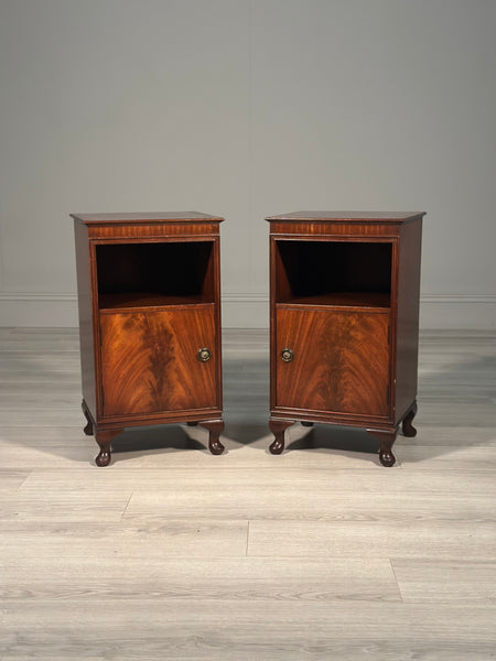 A Pair of Mahogany Bedside Cabinets c.1920