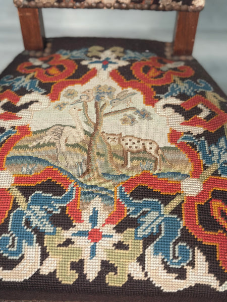 Pair of Antique Armchairs With A Gaspard De Wit Tapestry