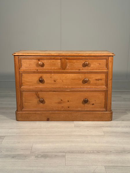 Victorian Pine Chest Of Drawers