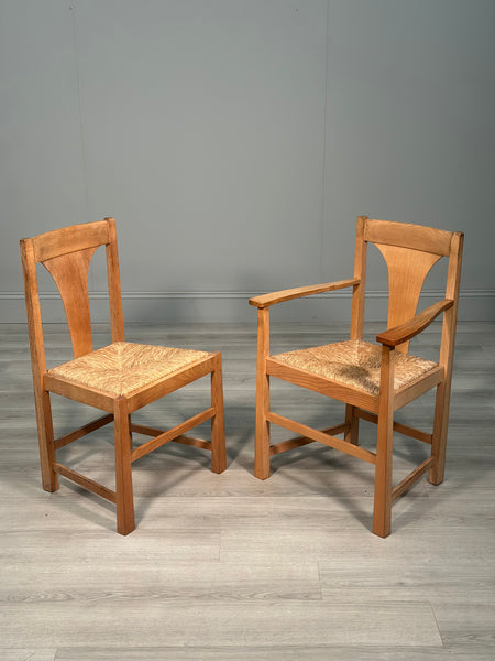 Terence Conran Dining Table & Set of 6 Chairs c1980