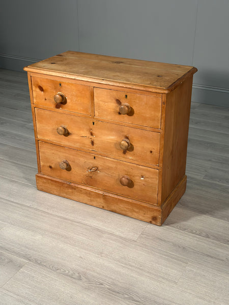 19th Century Pine Chest Of Drawers