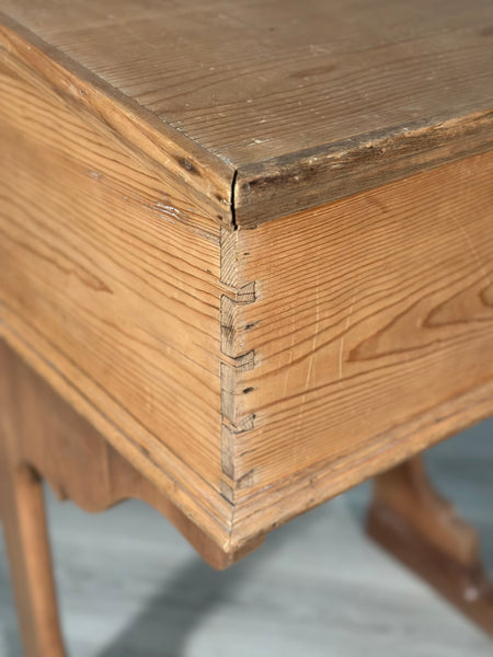 Victorian Pine School Desk