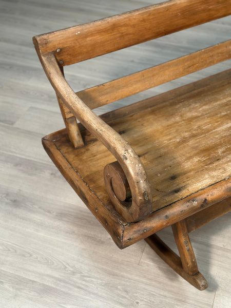 Antique Rocking Settle