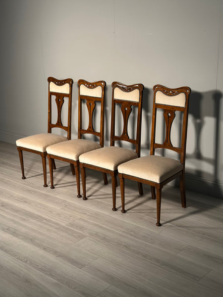 Set of 4 Biedermeier Dining Chairs