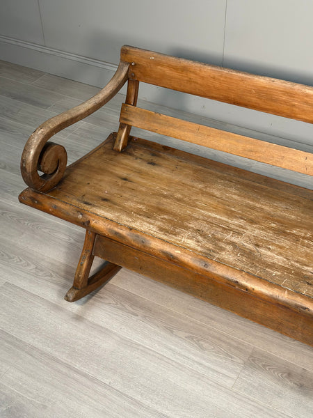Antique Rocking Settle