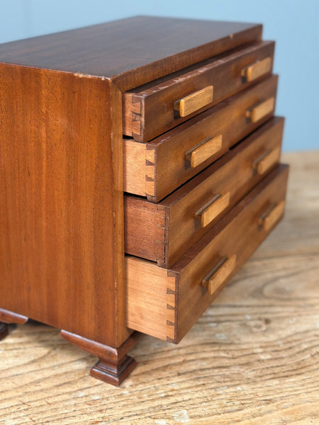A Pair Of Antique Miniature Chest Of Drawers