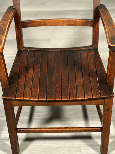 Antique H.M.O.W Oak Desk Chair c.1930