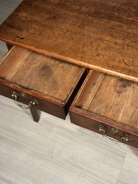 Small Georgian Oak Lowboy c.1780