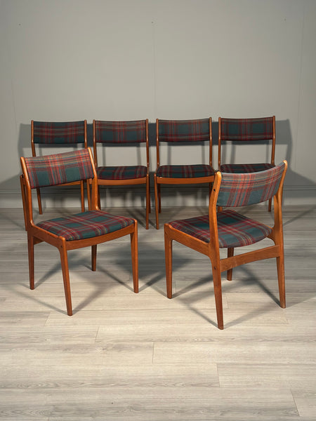 Set Of Six Danish Dining Chairs By Erik Buch C.1970