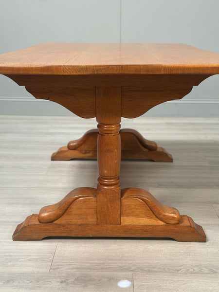 Oak Refectory Table - Yorkshire Critter Man