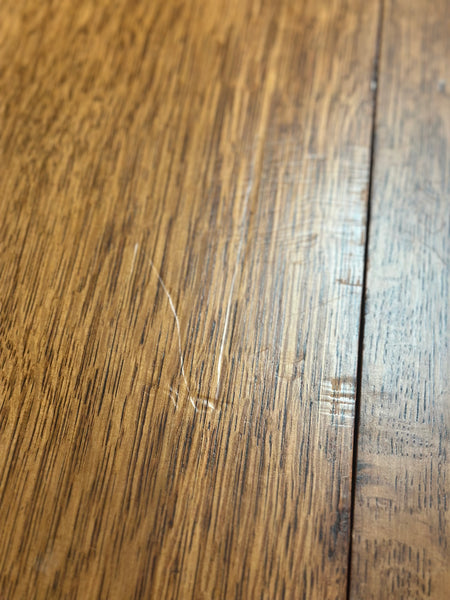 Antique Oak Drop Leaf Dining Table