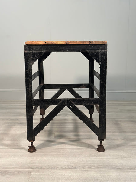 Antique Industrial Prep Table