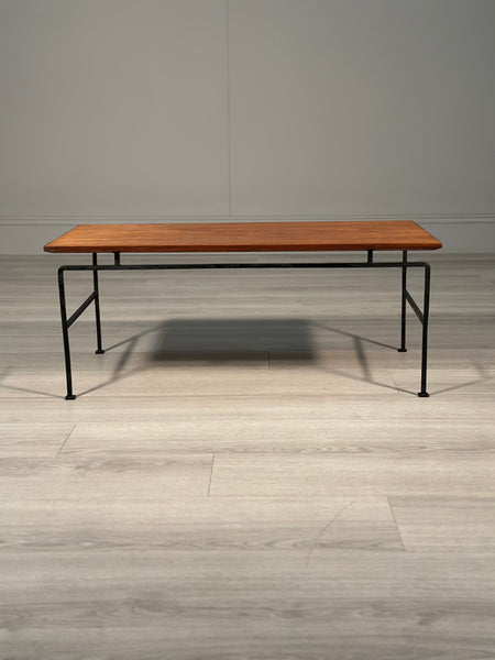 1960’s Teak and Steel Coffee Table